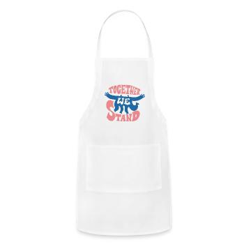 together we stand - Adjustable Apron - white - Front - Julia (174cm)