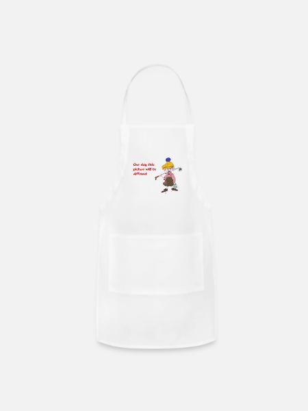 One day I'll be a professional - Adjustable Apron - white
