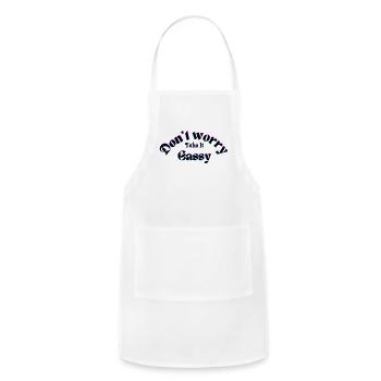 Don t Worry Curve Black - Adjustable Apron - white - Front - Julia (174cm)