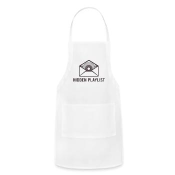 Hidden Playlist - Adjustable Apron - white - Front - Julia (174cm)