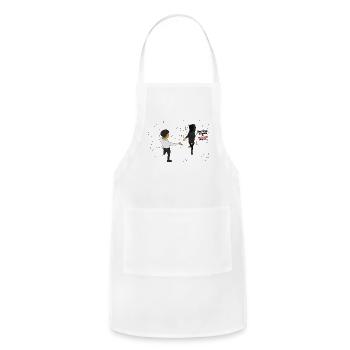 Dance On Razors Edge - Adjustable Apron - white - Front - Julia (174cm)