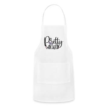 Pretty Wicked - Adjustable Apron - white - Front - Julia (174cm)