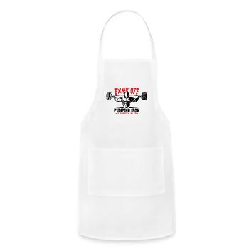 Jim - Adjustable Apron - white - Front - Julia (174cm)