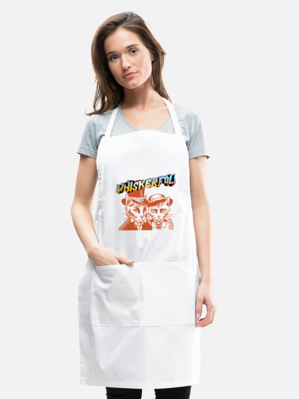 WHISKERLORE - Adjustable Apron - white - Front - Julia (174cm)