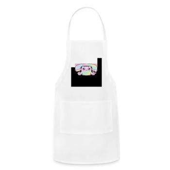Pastel Candy Creature Plush - Adjustable Apron - white - Front - Julia (174cm)