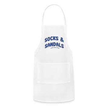 sinjin drowning merch - Adjustable Apron - white - Front - Julia (174cm)