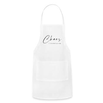 Chaos Coordinator - Adjustable Apron - white - Front - Julia (174cm)