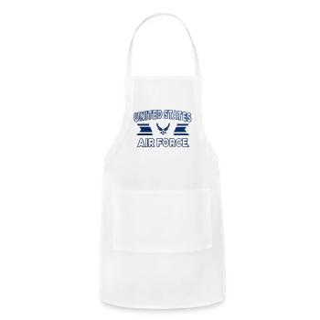 US Air Force 17 - Adjustable Apron - white - Front - Julia (174cm)