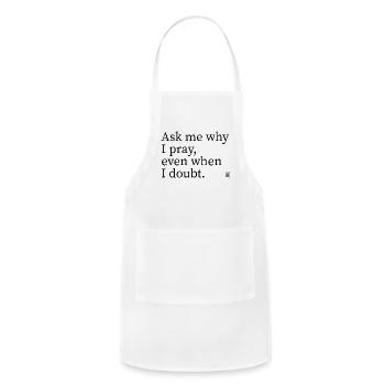 Pray - Adjustable Apron - white - Front - Julia (174cm)