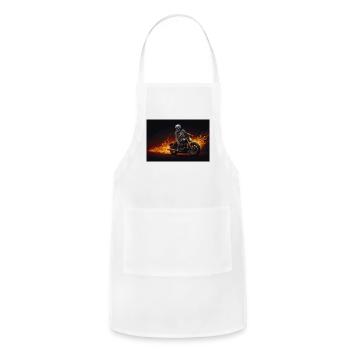 New collection - Adjustable Apron - white - Front - Julia (174cm)