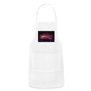 New collection - Adjustable Apron - white - Front - Julia (174cm)