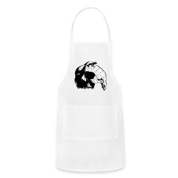 Ymir - Echoes of Decay - Adjustable Apron - white - Front - Julia (174cm)