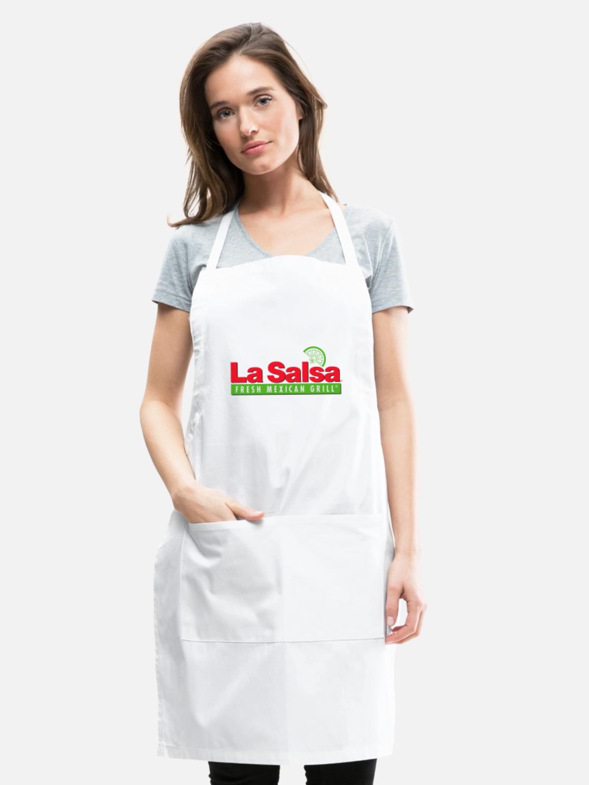 la salsa rest - Adjustable Apron - white - Front - Julia (174cm)