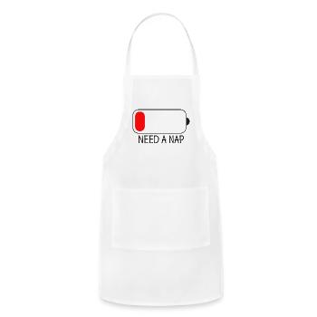 NEED A NAP - Adjustable Apron - white - Front - Julia (174cm)
