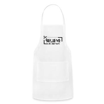 Deep Cuts - Adjustable Apron - white - Front - Julia (174cm)