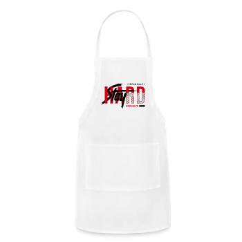 Stay Hard - Adjustable Apron - white - Front - Julia (174cm)
