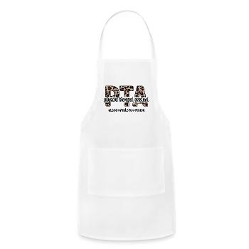 Physical Therapist Assistant Pta Physical Therapy - Adjustable Apron - white - Front - Julia (174cm)
