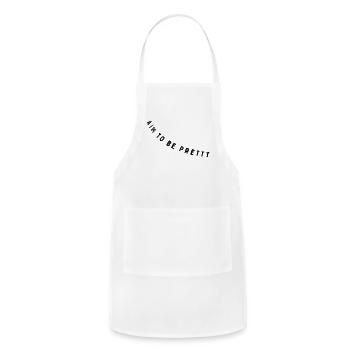 Aim To Be Pretty - Adjustable Apron - white - Front - Julia (174cm)