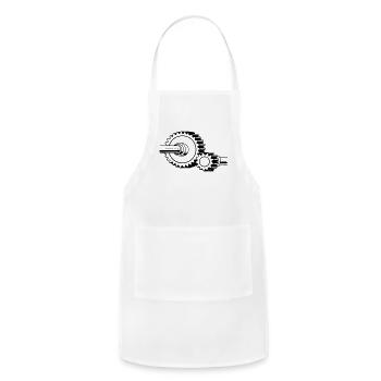 Gears - Adjustable Apron - white - Front - Julia (174cm)