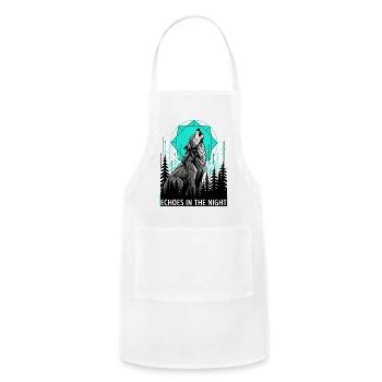 Echoes in the Night - Adjustable Apron - white - Front - Julia (174cm)