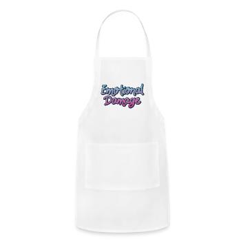 Emotional Damage - Adjustable Apron - white - Front - Julia (174cm)