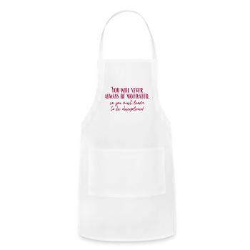 Motivated - Adjustable Apron - white - Front - Julia (174cm)