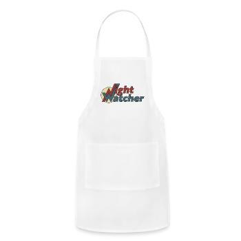 Night Watcher girl - Adjustable Apron - white - Front - Julia (174cm)
