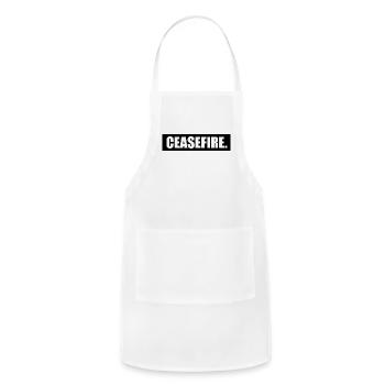 Ceasefire - Adjustable Apron - white - Front - Julia (174cm)