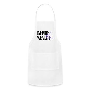Infinite Wealth - Adjustable Apron - white - Front - Julia (174cm)
