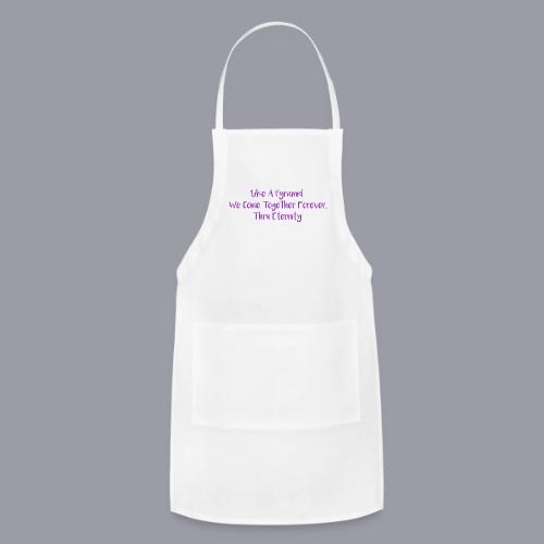 TOGETHER FOREVER (PURPLE PRINT) - Adjustable Apron