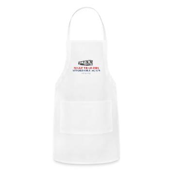 MAKE TRAILERS AFFORDABLE AGAIN - Adjustable Apron - white - Front - Julia (174cm)