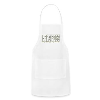 Get To The Chopper Camo Edition - Adjustable Apron - white - Front - Julia (174cm)