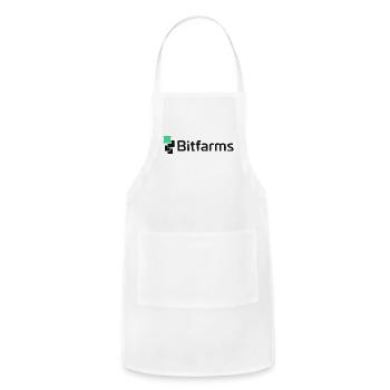 Bitfarms - Adjustable Apron - white - Front - Julia (174cm)