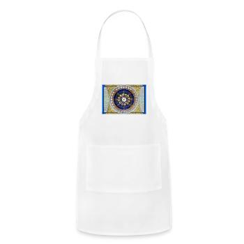 Capitol Design Refuses to Stay Within the Frame! - Adjustable Apron - white - Front - Julia (174cm)