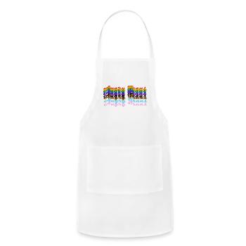 Angry Trans - Adjustable Apron - white - Front - Julia (174cm)