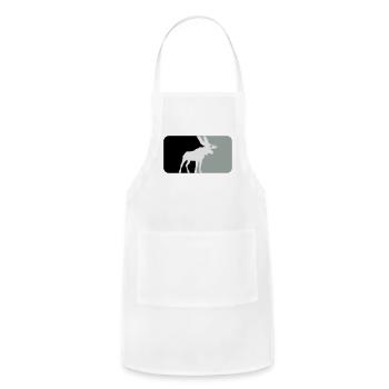Moose Shape - Adjustable Apron - white - Front - Julia (174cm)