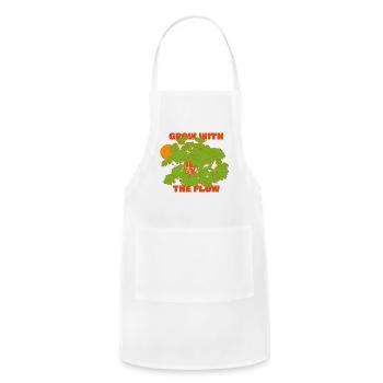 Nature's Resilience Design - Adjustable Apron - white - Front - Julia (174cm)
