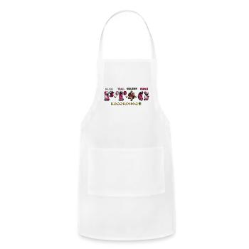 Pink Camo - Adjustable Apron - white - Front - Julia (174cm)