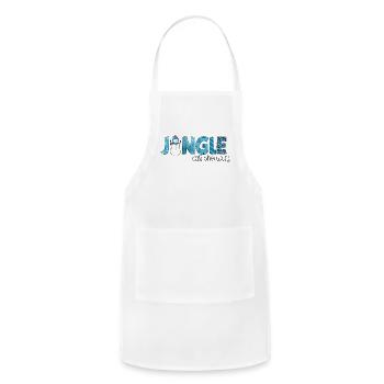 Jingle all the Way - Christmas - Adjustable Apron - white - Front - Julia (174cm)