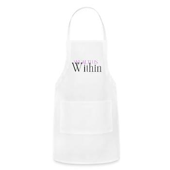 Wealth is Within - Adjustable Apron - white - Front - Julia (174cm)