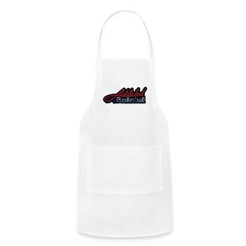 Addicted To Basketball - Adjustable Apron - white - Front - Julia (174cm)