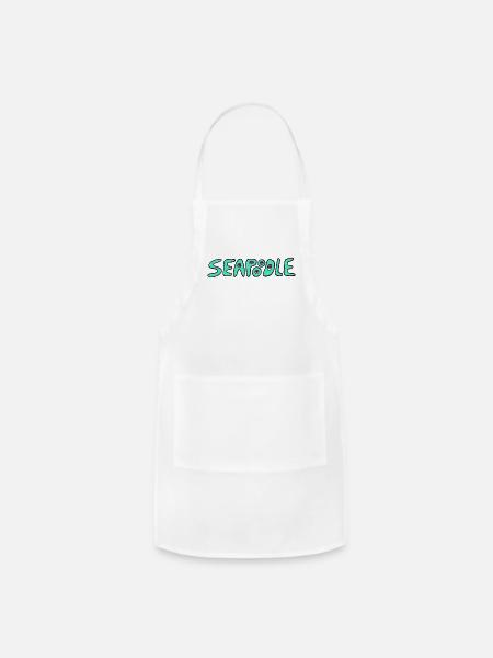 Merdoodle - Adjustable Apron - white