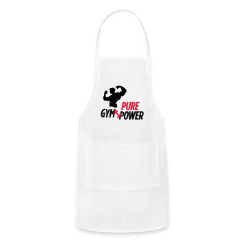 PURE GYM POWER  Elite Aesthetic - Adjustable Apron - white - Front - Julia (174cm)