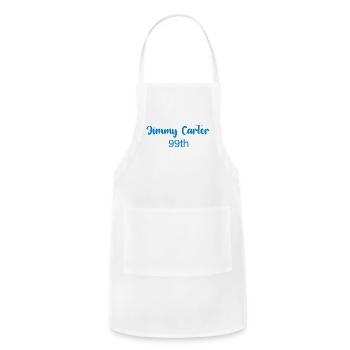 Jimmy Carter 99th birthday - Adjustable Apron - white - Front - Julia (174cm)