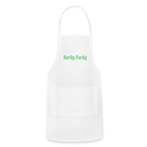 Bardy Pardy Logo Green letters - Adjustable Apron