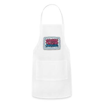 Valuable Nothing Retro TV - Adjustable Apron - white - Front - Julia (174cm)