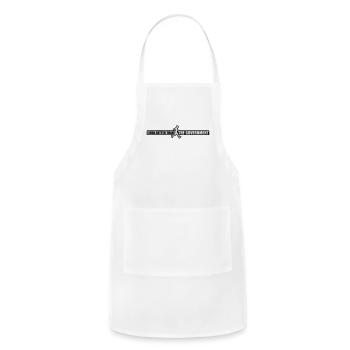 run better than government - Adjustable Apron - white - Front - Julia (174cm)