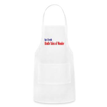 Epic E Scrolls Kindle Tales of Wonder - Adjustable Apron - white - Front - Julia (174cm)