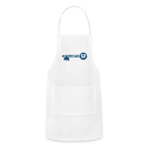 Jesus and Coffee the key to a happy life - Adjustable Apron