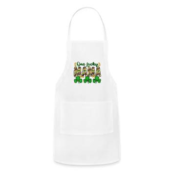 one lucky mama kai liam natalie - Adjustable Apron - white - Front - Julia (174cm)